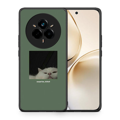 Θήκη Realme 14 Pro Plus Bitch Surprise από τη Smartfits με σχέδιο στο πίσω μέρος και μαύρο περίβλημα | Realme 14 Pro Plus Bitch Surprise case with colorful back and black bezels