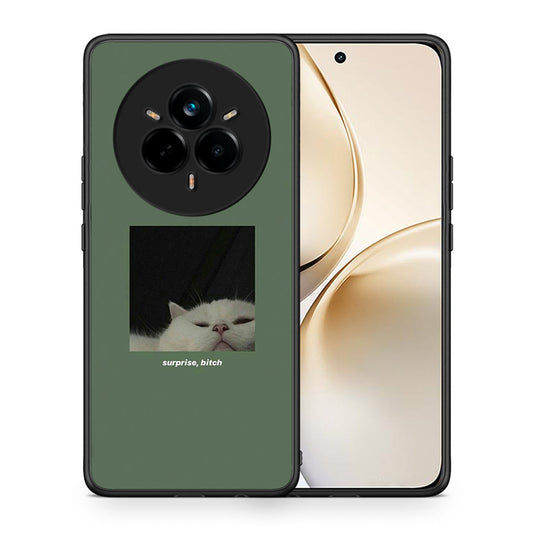 Θήκη Realme 14 Pro Plus Bitch Surprise από τη Smartfits με σχέδιο στο πίσω μέρος και μαύρο περίβλημα | Realme 14 Pro Plus Bitch Surprise case with colorful back and black bezels