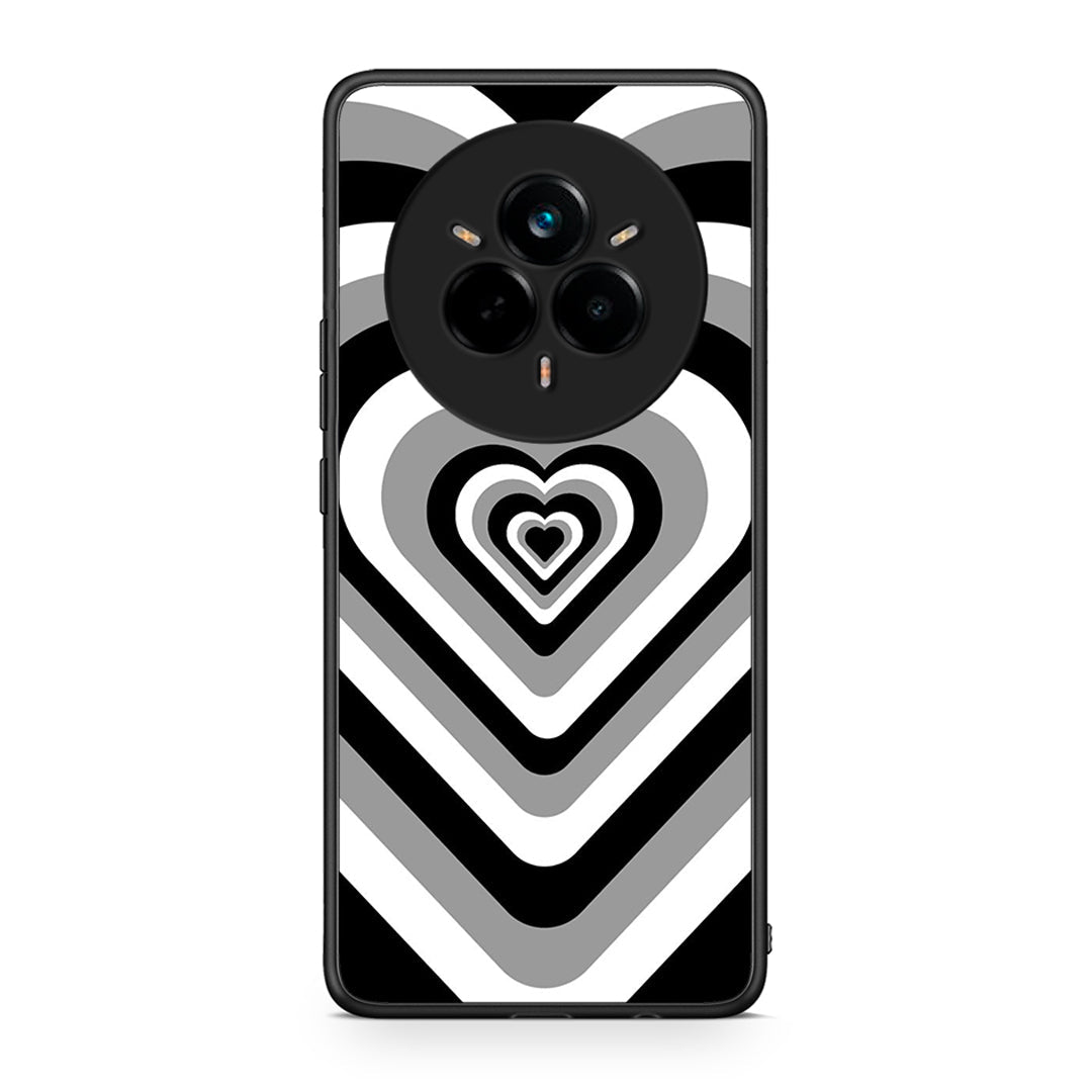 Realme 14 Pro Plus Black Hearts θήκη από τη Smartfits με σχέδιο στο πίσω μέρος και μαύρο περίβλημα | Smartphone case with colorful back and black bezels by Smartfits