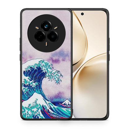 Θήκη Realme 14 Pro Plus Blue Waves από τη Smartfits με σχέδιο στο πίσω μέρος και μαύρο περίβλημα | Realme 14 Pro Plus Blue Waves case with colorful back and black bezels