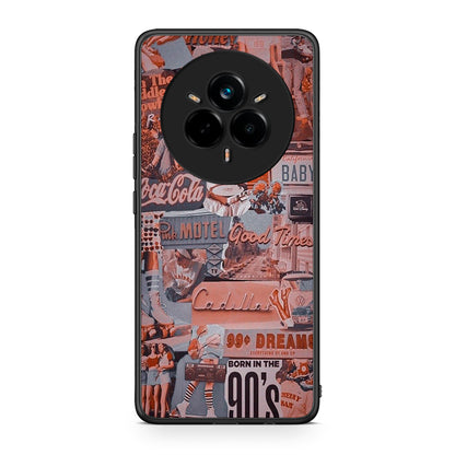 Realme 14 Pro Plus Born In 90s θήκη από τη Smartfits με σχέδιο στο πίσω μέρος και μαύρο περίβλημα | Smartphone case with colorful back and black bezels by Smartfits