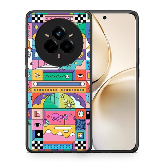 Θήκη Realme 14 Pro Plus Bubbles Soap από τη Smartfits με σχέδιο στο πίσω μέρος και μαύρο περίβλημα | Realme 14 Pro Plus Bubbles Soap case with colorful back and black bezels