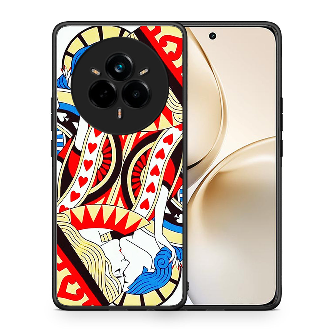 Θήκη Realme 14 Pro Plus Card Love από τη Smartfits με σχέδιο στο πίσω μέρος και μαύρο περίβλημα | Realme 14 Pro Plus Card Love case with colorful back and black bezels