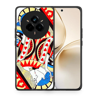 Θήκη Realme 14 Pro Plus Card Love από τη Smartfits με σχέδιο στο πίσω μέρος και μαύρο περίβλημα | Realme 14 Pro Plus Card Love case with colorful back and black bezels