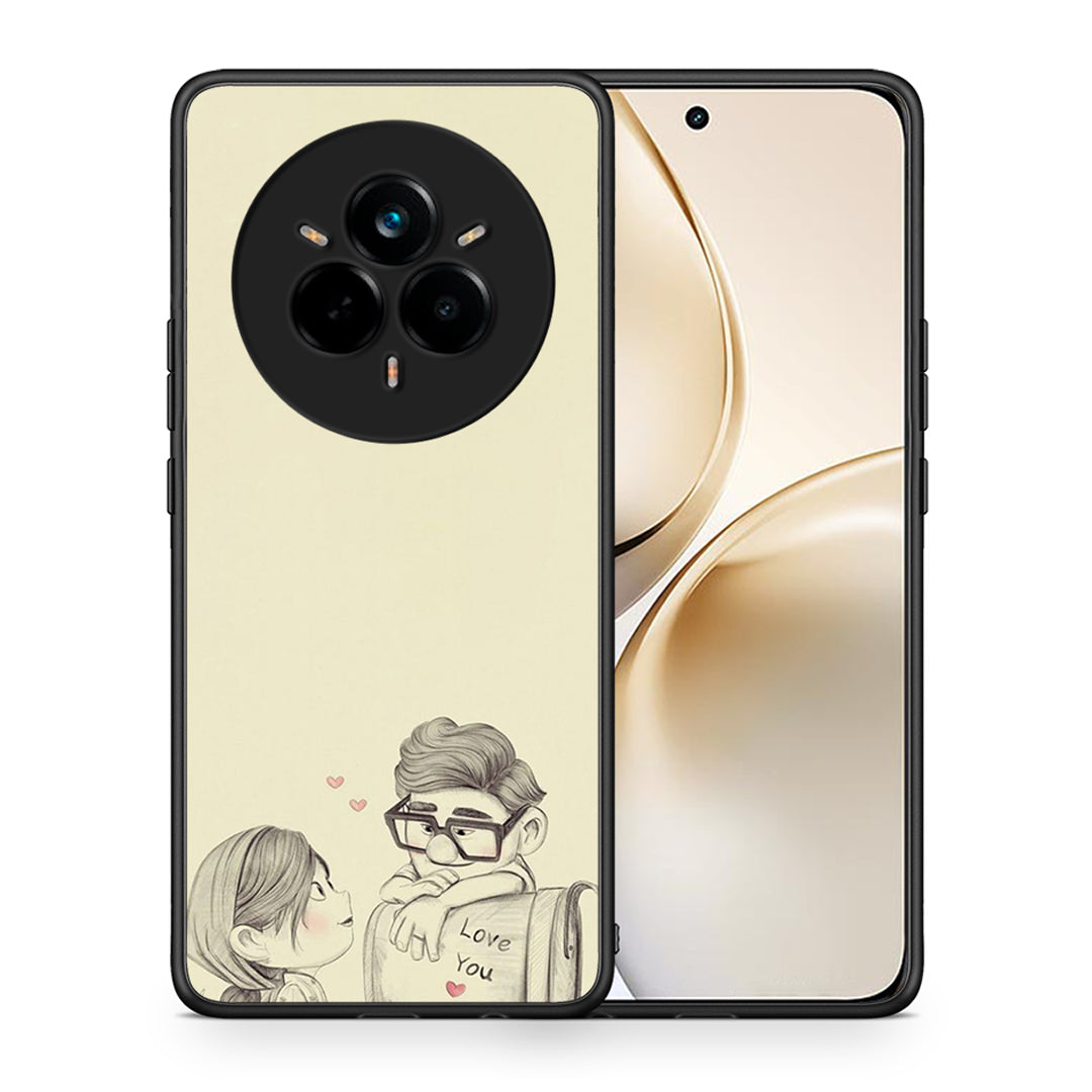 Θήκη Realme 14 Pro Plus Carl And Ellie από τη Smartfits με σχέδιο στο πίσω μέρος και μαύρο περίβλημα | Realme 14 Pro Plus Carl And Ellie case with colorful back and black bezels