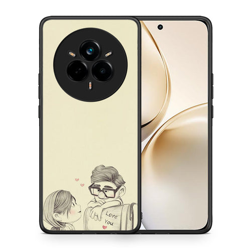 Θήκη Realme 14 Pro Plus Carl And Ellie από τη Smartfits με σχέδιο στο πίσω μέρος και μαύρο περίβλημα | Realme 14 Pro Plus Carl And Ellie case with colorful back and black bezels