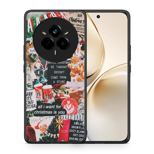 Θήκη Realme 14 Pro Plus Christmas Happiness από τη Smartfits με σχέδιο στο πίσω μέρος και μαύρο περίβλημα | Realme 14 Pro Plus Christmas Happiness case with colorful back and black bezels