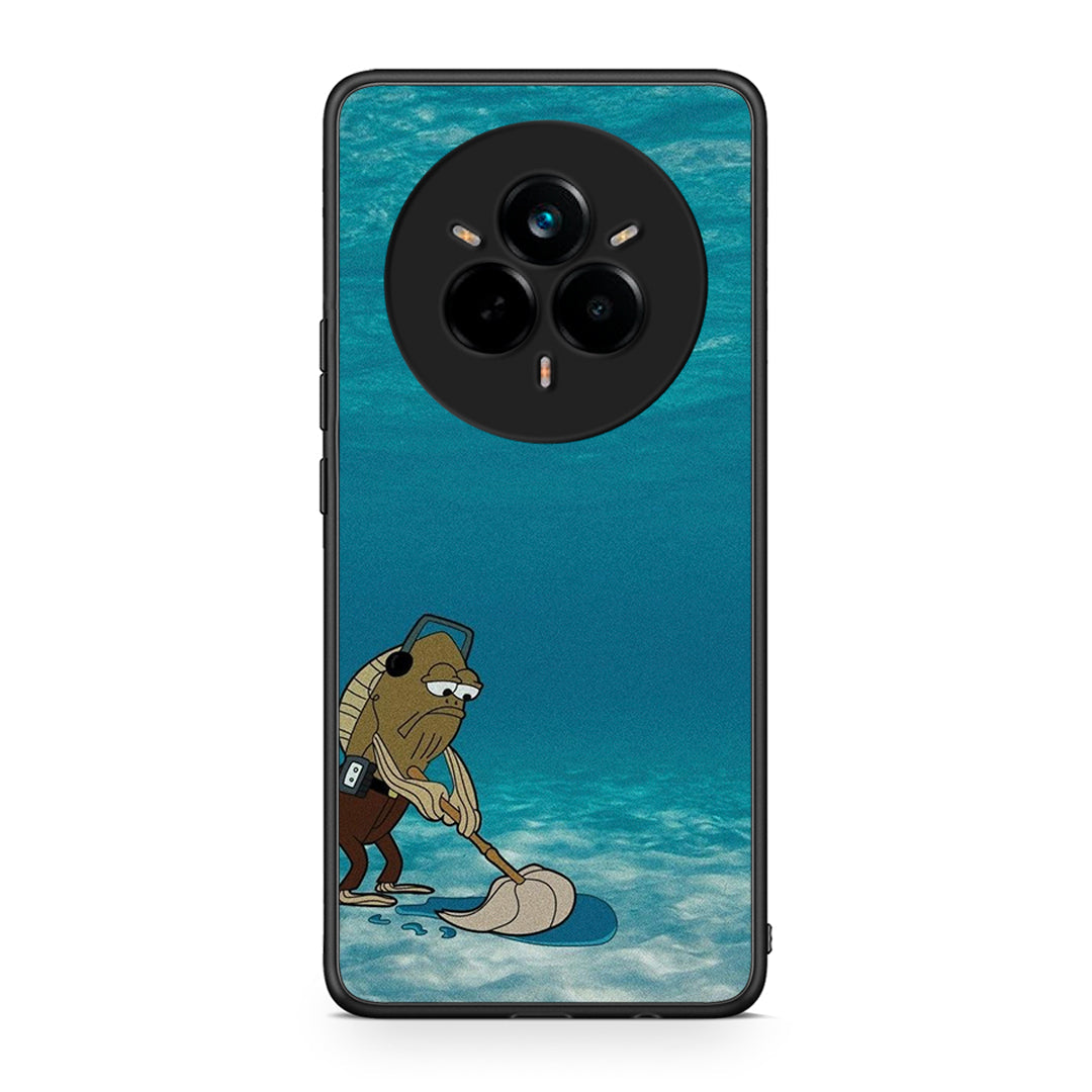 Realme 14 Pro Plus Clean The Ocean Θήκη από τη Smartfits με σχέδιο στο πίσω μέρος και μαύρο περίβλημα | Smartphone case with colorful back and black bezels by Smartfits