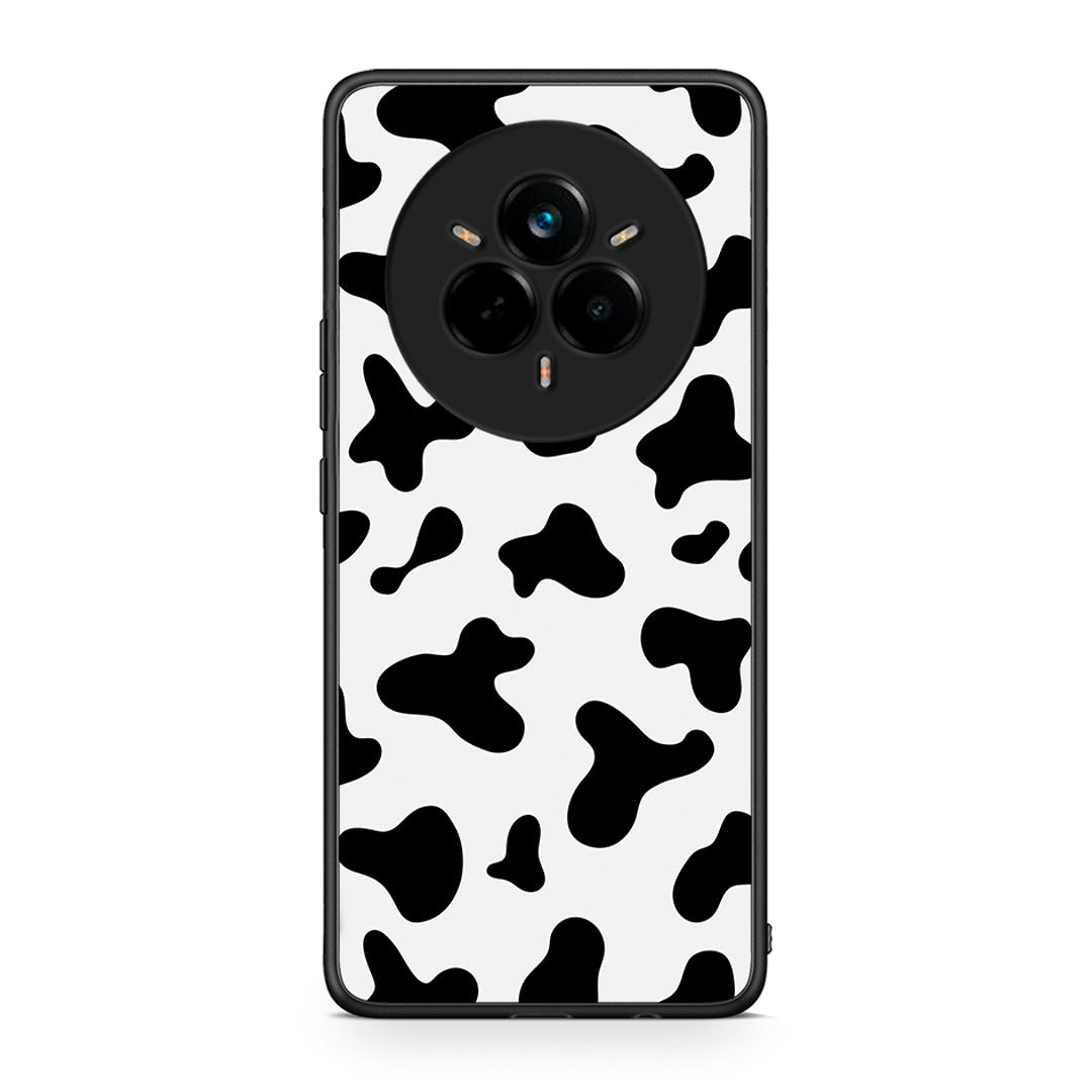 Realme 14 Pro Plus Cow Print θήκη από τη Smartfits με σχέδιο στο πίσω μέρος και μαύρο περίβλημα | Smartphone case with colorful back and black bezels by Smartfits