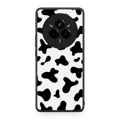 Realme 14 Pro Plus Cow Print θήκη από τη Smartfits με σχέδιο στο πίσω μέρος και μαύρο περίβλημα | Smartphone case with colorful back and black bezels by Smartfits
