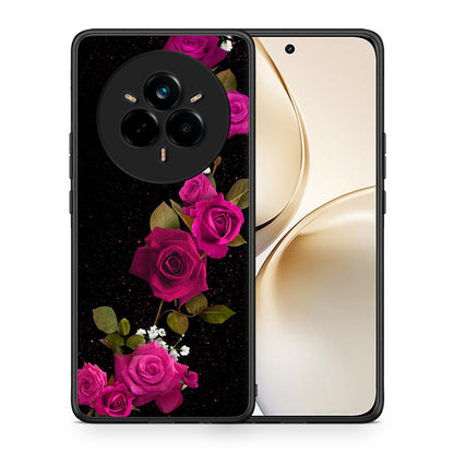 Θήκη Realme 14 Pro Plus Red Roses Flower από τη Smartfits με σχέδιο στο πίσω μέρος και μαύρο περίβλημα | Realme 14 Pro Plus Red Roses Flower case with colorful back and black bezels