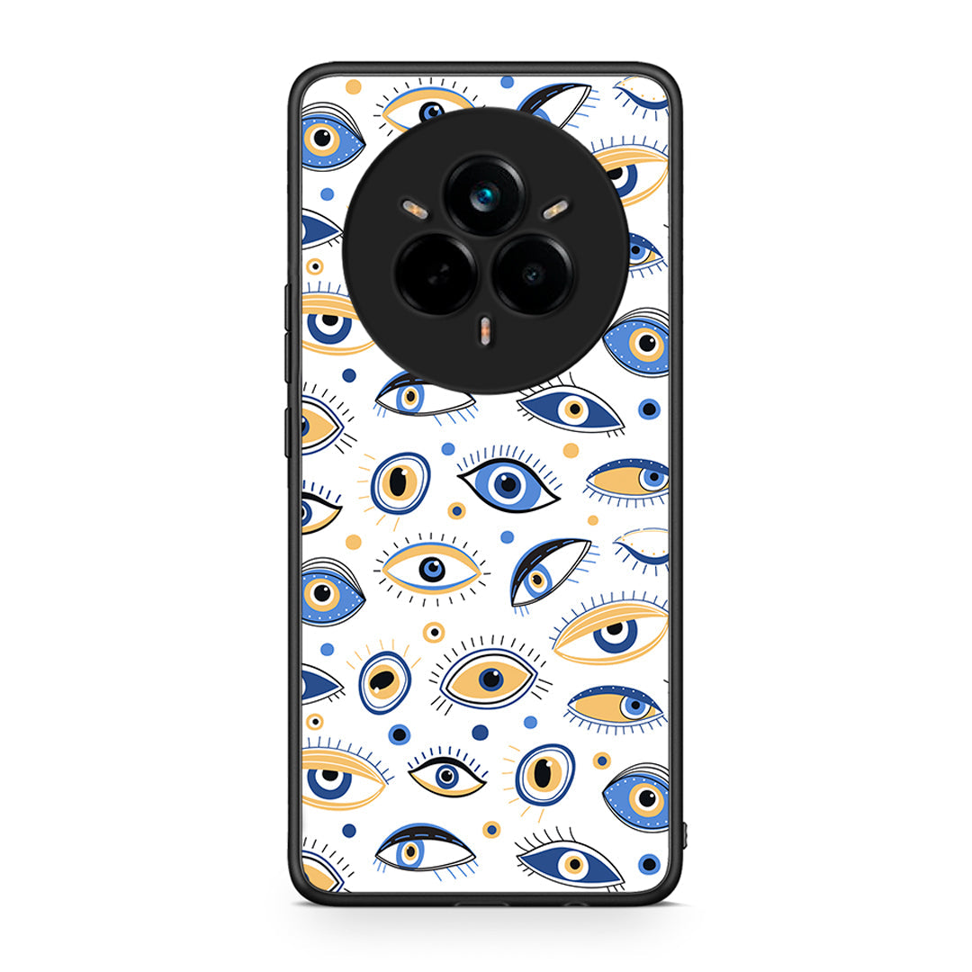 Realme 14 Pro Plus Ftou Ftou θήκη από τη Smartfits με σχέδιο στο πίσω μέρος και μαύρο περίβλημα | Smartphone case with colorful back and black bezels by Smartfits