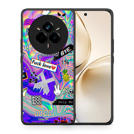 Θήκη Realme 14 Pro Plus Game Over από τη Smartfits με σχέδιο στο πίσω μέρος και μαύρο περίβλημα | Realme 14 Pro Plus Game Over case with colorful back and black bezels