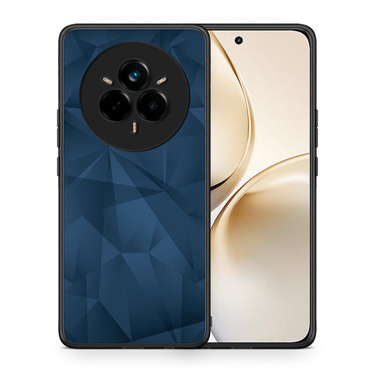 Θήκη Realme 14 Pro Plus Blue Abstract Geometric από τη Smartfits με σχέδιο στο πίσω μέρος και μαύρο περίβλημα | Realme 14 Pro Plus Blue Abstract Geometric case with colorful back and black bezels