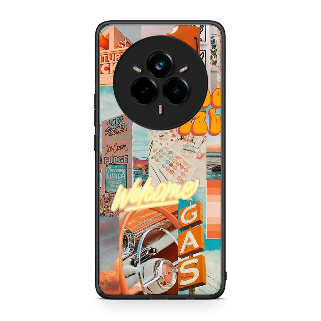 Realme 14 Pro Plus Groovy Babe Θήκη Αγίου Βαλεντίνου από τη Smartfits με σχέδιο στο πίσω μέρος και μαύρο περίβλημα | Smartphone case with colorful back and black bezels by Smartfits