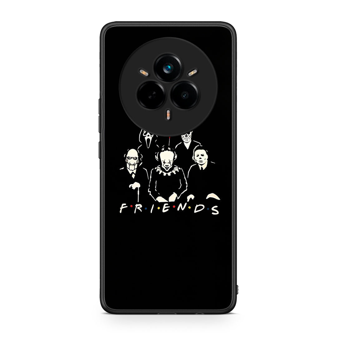 Realme 14 Pro Plus Halloween Friends Θήκη από τη Smartfits με σχέδιο στο πίσω μέρος και μαύρο περίβλημα | Smartphone case with colorful back and black bezels by Smartfits