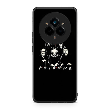 Realme 14 Pro Plus Halloween Friends Θήκη από τη Smartfits με σχέδιο στο πίσω μέρος και μαύρο περίβλημα | Smartphone case with colorful back and black bezels by Smartfits