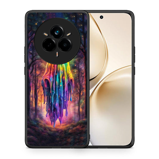 Θήκη Realme 14 Pro Plus Halloween Ghost από τη Smartfits με σχέδιο στο πίσω μέρος και μαύρο περίβλημα | Realme 14 Pro Plus Halloween Ghost case with colorful back and black bezels