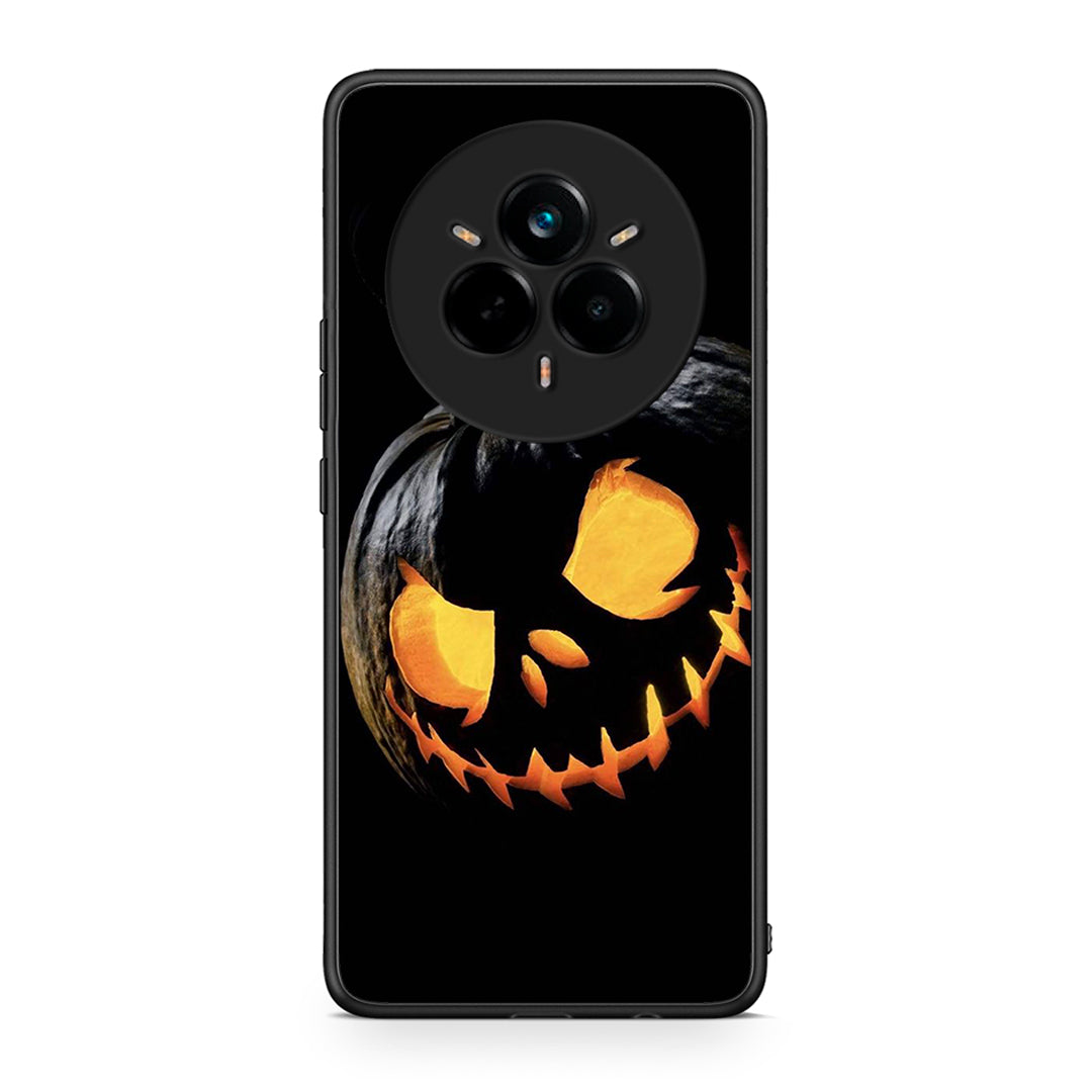 Realme 14 Pro Plus Halloween Scary Pumpkin Θήκη από τη Smartfits με σχέδιο στο πίσω μέρος και μαύρο περίβλημα | Smartphone case with colorful back and black bezels by Smartfits