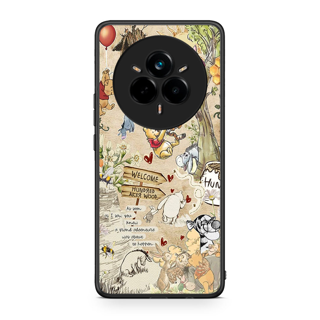 Realme 14 Pro Plus Happy Friends θήκη από τη Smartfits με σχέδιο στο πίσω μέρος και μαύρο περίβλημα | Smartphone case with colorful back and black bezels by Smartfits