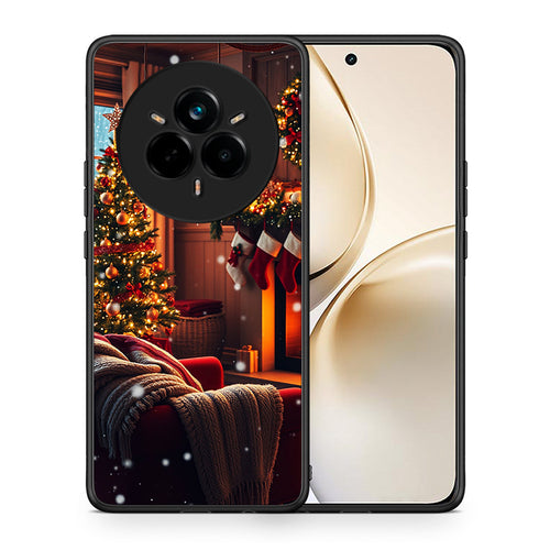Θήκη Realme 14 Pro Plus Home For Christmas από τη Smartfits με σχέδιο στο πίσω μέρος και μαύρο περίβλημα | Realme 14 Pro Plus Home For Christmas case with colorful back and black bezels