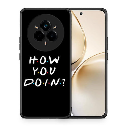 Θήκη Realme 14 Pro Plus How You Doin από τη Smartfits με σχέδιο στο πίσω μέρος και μαύρο περίβλημα | Realme 14 Pro Plus How You Doin case with colorful back and black bezels