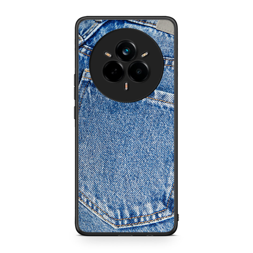 Realme 14 Pro Plus Jeans Pocket θήκη από τη Smartfits με σχέδιο στο πίσω μέρος και μαύρο περίβλημα | Smartphone case with colorful back and black bezels by Smartfits