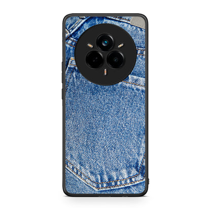 Realme 14 Pro Plus Jeans Pocket θήκη από τη Smartfits με σχέδιο στο πίσω μέρος και μαύρο περίβλημα | Smartphone case with colorful back and black bezels by Smartfits