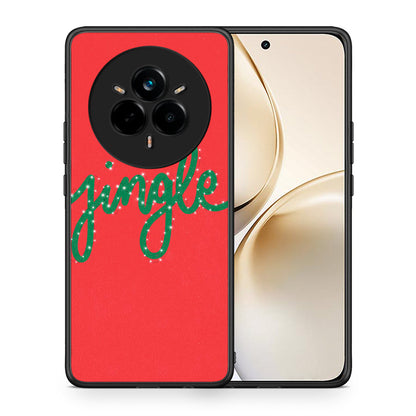 Θήκη Realme 14 Pro Plus Jingle Xmas από τη Smartfits με σχέδιο στο πίσω μέρος και μαύρο περίβλημα | Realme 14 Pro Plus Jingle Xmas case with colorful back and black bezels