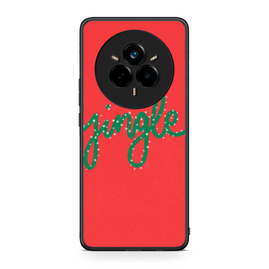 Realme 14 Pro Plus Jingle Xmas θήκη από τη Smartfits με σχέδιο στο πίσω μέρος και μαύρο περίβλημα | Smartphone case with colorful back and black bezels by Smartfits