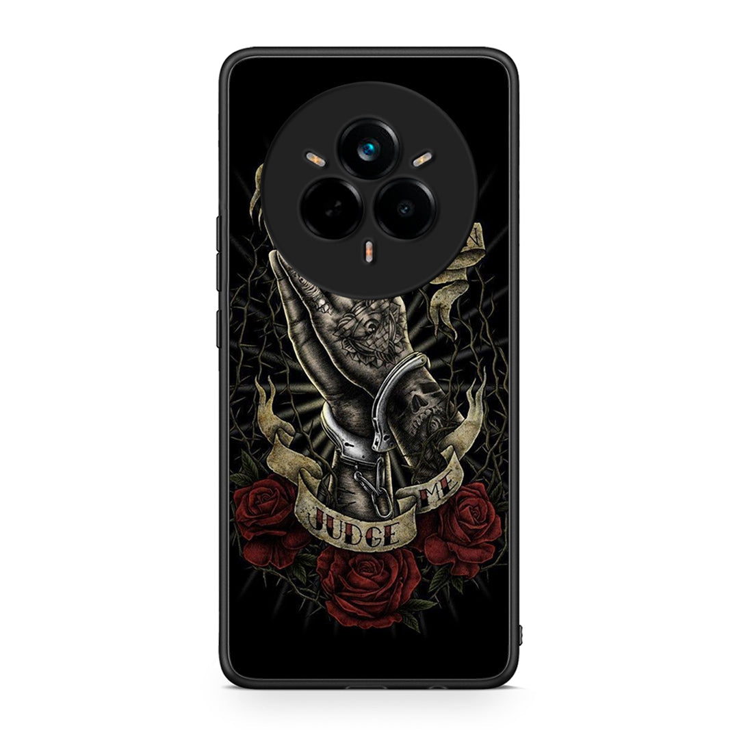 Realme 14 Pro Plus Judge By God θήκη από τη Smartfits με σχέδιο στο πίσω μέρος και μαύρο περίβλημα | Smartphone case with colorful back and black bezels by Smartfits