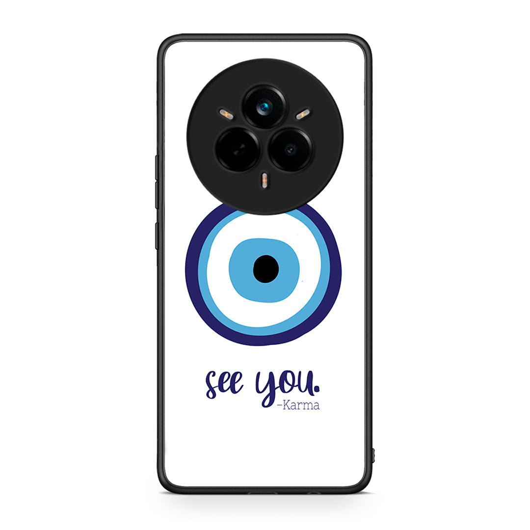 Realme 14 Pro Plus Karma Says θήκη από τη Smartfits με σχέδιο στο πίσω μέρος και μαύρο περίβλημα | Smartphone case with colorful back and black bezels by Smartfits