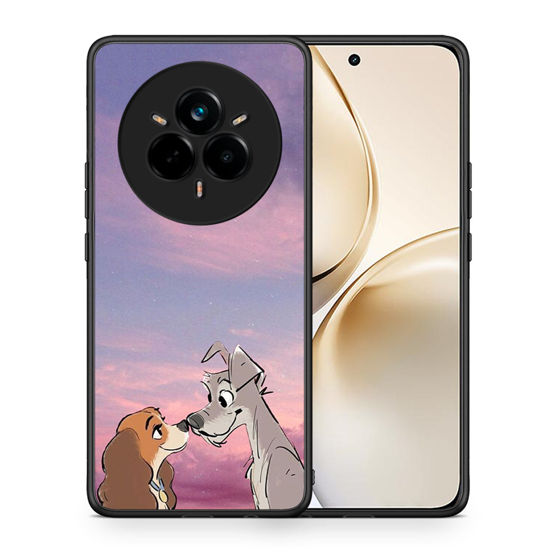 Θήκη Realme 14 Pro Plus Lady And Tramp από τη Smartfits με σχέδιο στο πίσω μέρος και μαύρο περίβλημα | Realme 14 Pro Plus Lady And Tramp case with colorful back and black bezels