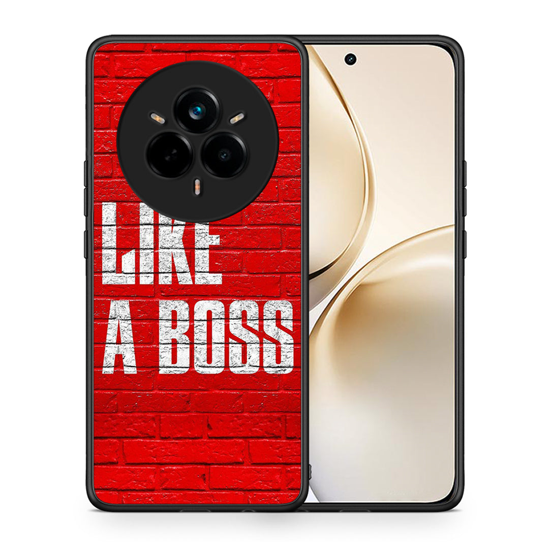 Θήκη Realme 14 Pro Plus Like A Boss από τη Smartfits με σχέδιο στο πίσω μέρος και μαύρο περίβλημα | Realme 14 Pro Plus Like A Boss case with colorful back and black bezels