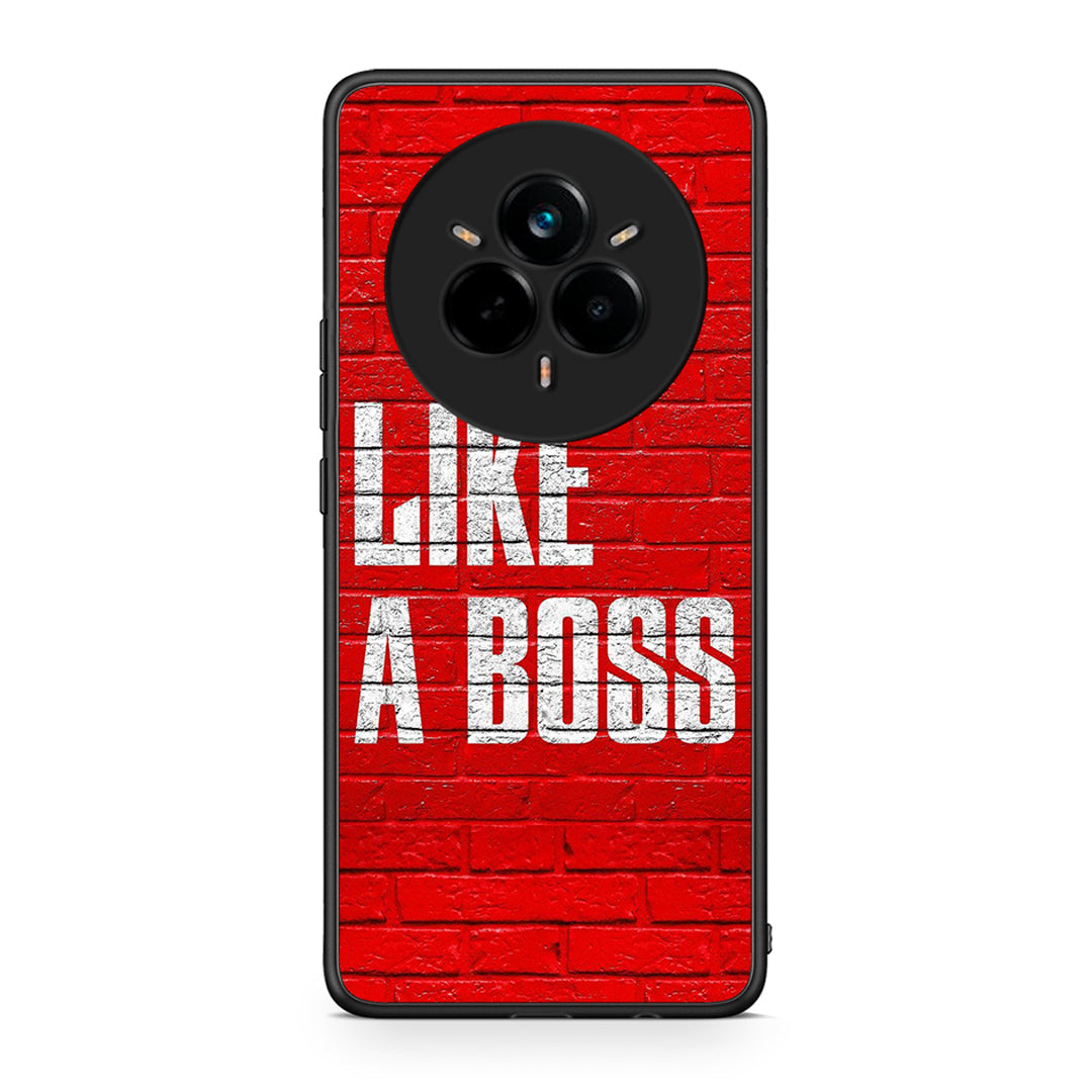 Realme 14 Pro Plus Like A Boss θήκη από τη Smartfits με σχέδιο στο πίσω μέρος και μαύρο περίβλημα | Smartphone case with colorful back and black bezels by Smartfits