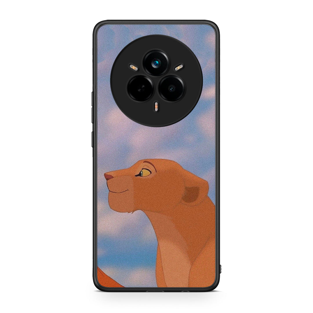 Realme 14 Pro Plus Lion Love 2 Θήκη Αγίου Βαλεντίνου από τη Smartfits με σχέδιο στο πίσω μέρος και μαύρο περίβλημα | Smartphone case with colorful back and black bezels by Smartfits