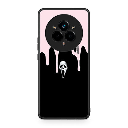 Realme 14 Pro Plus Melting Halloween Mask Θήκη από τη Smartfits με σχέδιο στο πίσω μέρος και μαύρο περίβλημα | Smartphone case with colorful back and black bezels by Smartfits