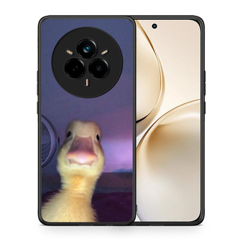 Θήκη Realme 14 Pro Plus Meme Duck από τη Smartfits με σχέδιο στο πίσω μέρος και μαύρο περίβλημα | Realme 14 Pro Plus Meme Duck case with colorful back and black bezels