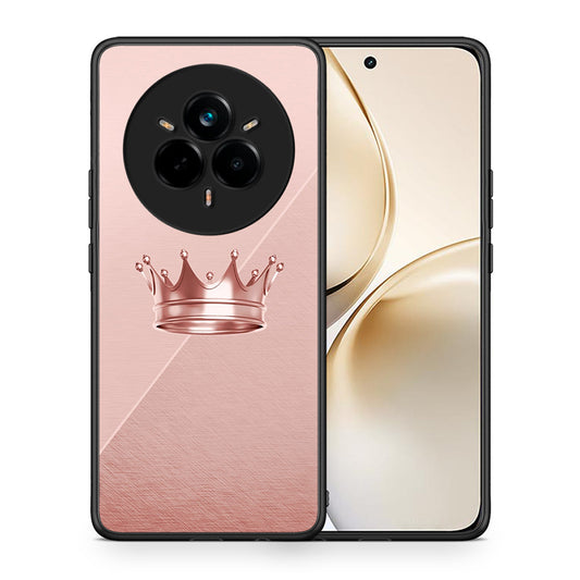 Θήκη Realme 14 Pro Plus Crown Minimal από τη Smartfits με σχέδιο στο πίσω μέρος και μαύρο περίβλημα | Realme 14 Pro Plus Crown Minimal case with colorful back and black bezels