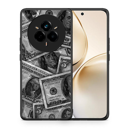 Θήκη Realme 14 Pro Plus Money Dollars από τη Smartfits με σχέδιο στο πίσω μέρος και μαύρο περίβλημα | Realme 14 Pro Plus Money Dollars case with colorful back and black bezels