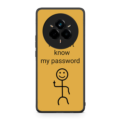 Realme 14 Pro Plus My Password Θήκη από τη Smartfits με σχέδιο στο πίσω μέρος και μαύρο περίβλημα | Smartphone case with colorful back and black bezels by Smartfits