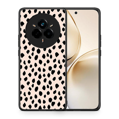Θήκη Realme 14 Pro Plus New Polka Dots από τη Smartfits με σχέδιο στο πίσω μέρος και μαύρο περίβλημα | Realme 14 Pro Plus New Polka Dots case with colorful back and black bezels