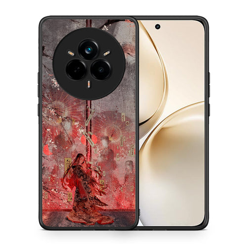 Θήκη Realme 14 Pro Plus Nezuko Kamado από τη Smartfits με σχέδιο στο πίσω μέρος και μαύρο περίβλημα | Realme 14 Pro Plus Nezuko Kamado case with colorful back and black bezels