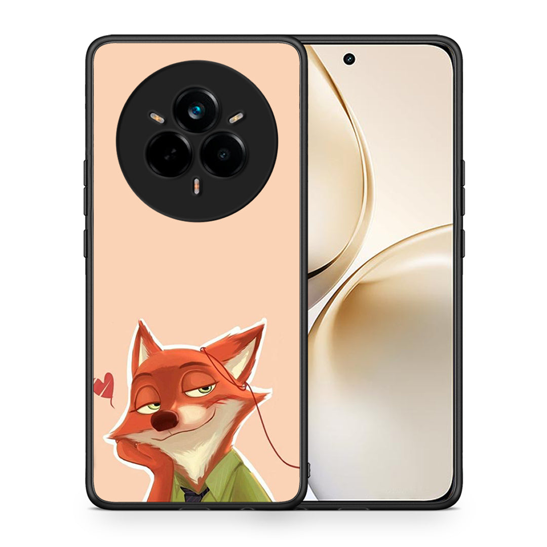 Θήκη Realme 14 Pro Plus Nick Wilde And Judy Hopps Love 1 από τη Smartfits με σχέδιο στο πίσω μέρος και μαύρο περίβλημα | Realme 14 Pro Plus Nick Wilde And Judy Hopps Love 1 case with colorful back and black bezels