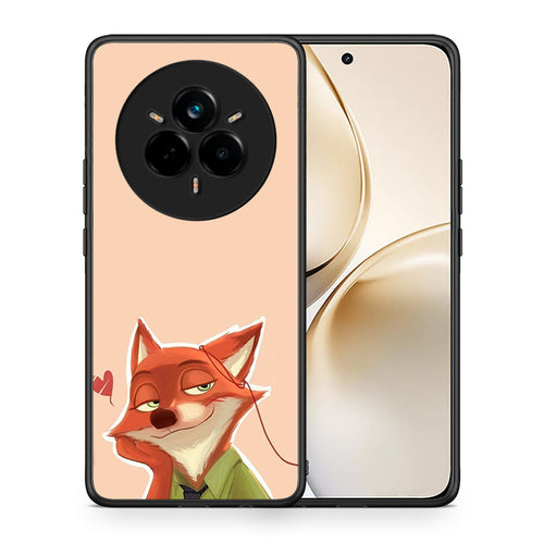 Θήκη Realme 14 Pro Plus Nick Wilde And Judy Hopps Love 1 από τη Smartfits με σχέδιο στο πίσω μέρος και μαύρο περίβλημα | Realme 14 Pro Plus Nick Wilde And Judy Hopps Love 1 case with colorful back and black bezels