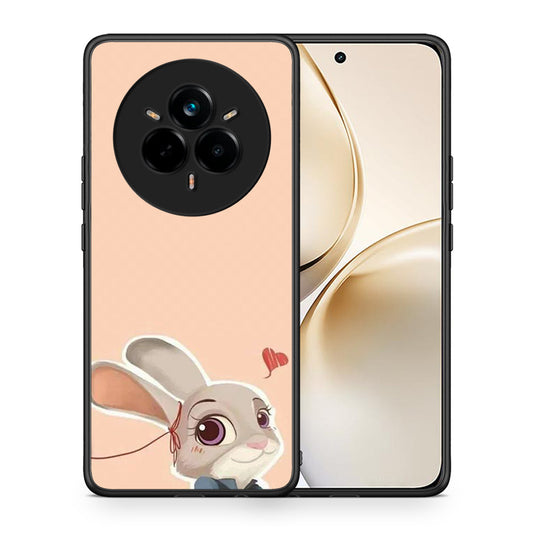 Θήκη Realme 14 Pro Plus Nick Wilde And Judy Hopps Love 2 από τη Smartfits με σχέδιο στο πίσω μέρος και μαύρο περίβλημα | Realme 14 Pro Plus Nick Wilde And Judy Hopps Love 2 case with colorful back and black bezels