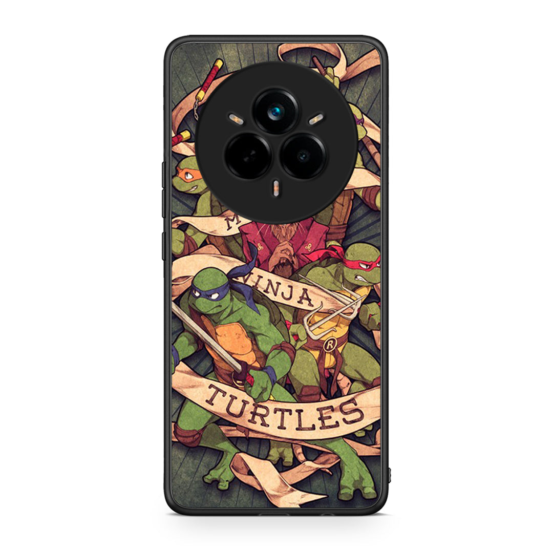 Realme 14 Pro Plus Ninja Turtles θήκη από τη Smartfits με σχέδιο στο πίσω μέρος και μαύρο περίβλημα | Smartphone case with colorful back and black bezels by Smartfits