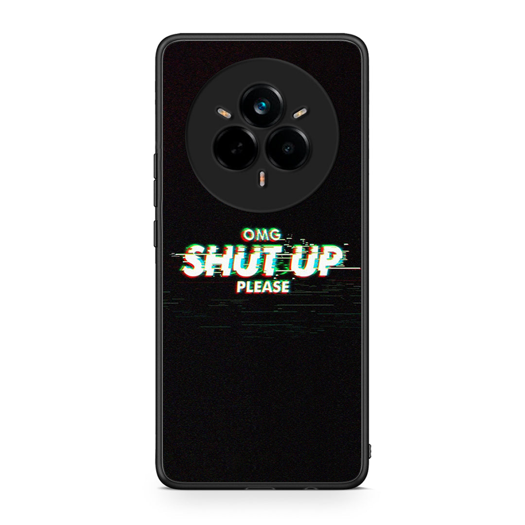 Realme 14 Pro Plus OMG ShutUp θήκη από τη Smartfits με σχέδιο στο πίσω μέρος και μαύρο περίβλημα | Smartphone case with colorful back and black bezels by Smartfits