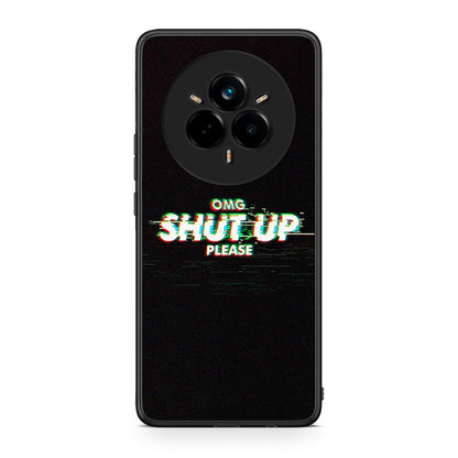 Realme 14 Pro Plus OMG ShutUp θήκη από τη Smartfits με σχέδιο στο πίσω μέρος και μαύρο περίβλημα | Smartphone case with colorful back and black bezels by Smartfits