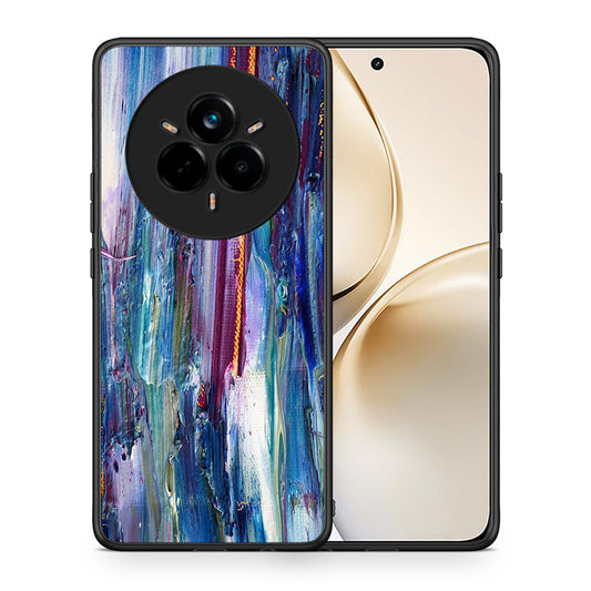 Θήκη Realme 14 Pro Plus Winter Paint από τη Smartfits με σχέδιο στο πίσω μέρος και μαύρο περίβλημα | Realme 14 Pro Plus Winter Paint case with colorful back and black bezels